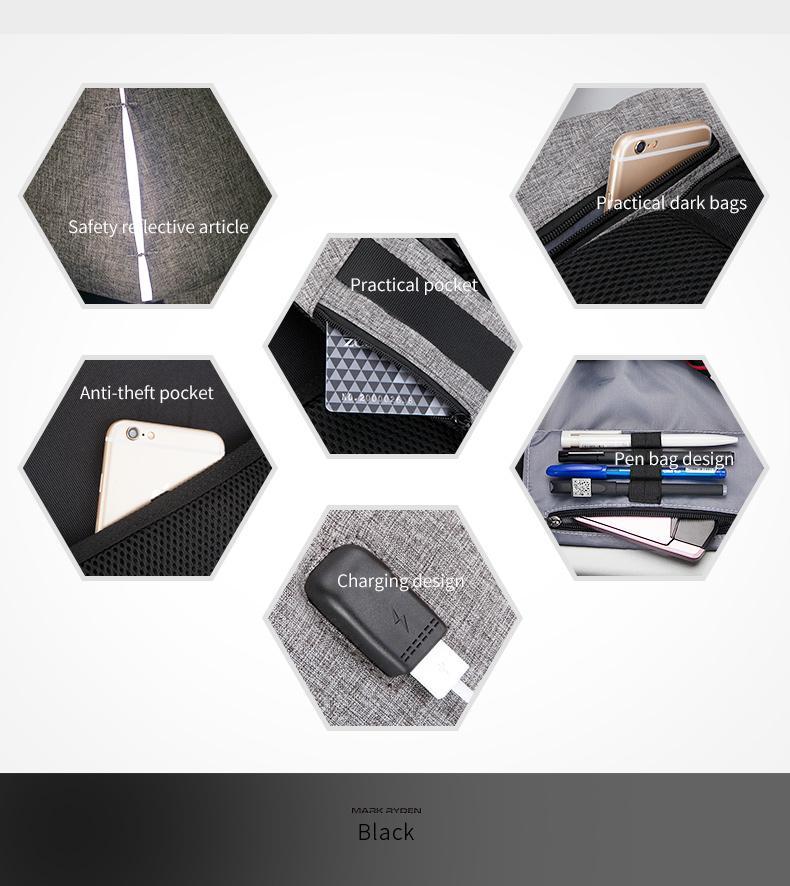 Multi-function Anti-thief Laptop Backpack