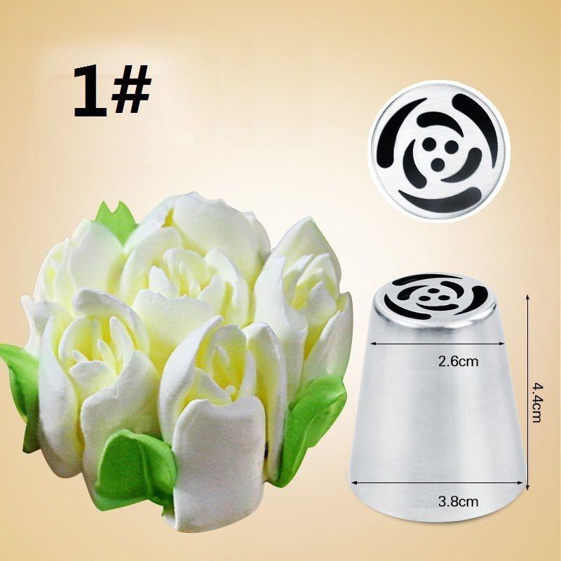 7PCS Russian Tulip Icing Piping Nozzle