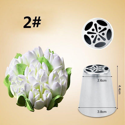 7PCS Russian Tulip Icing Piping Nozzle