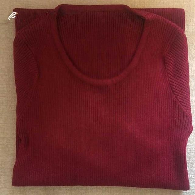 Elastic Long Sleeve Sweater