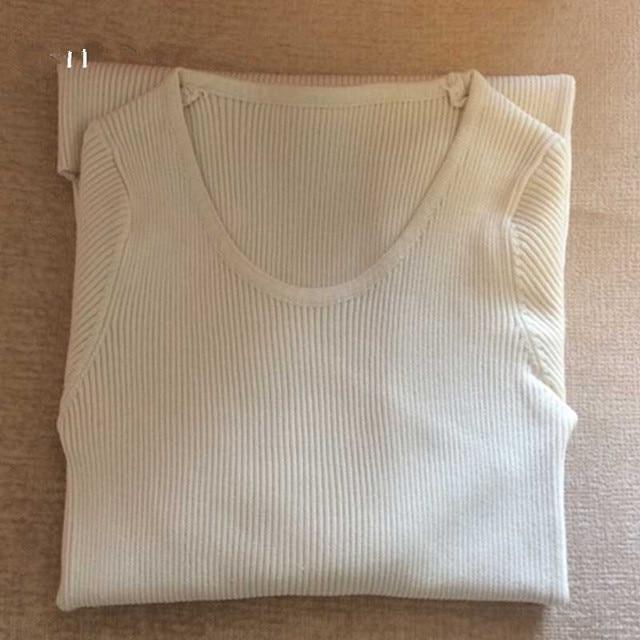 Elastic Long Sleeve Sweater