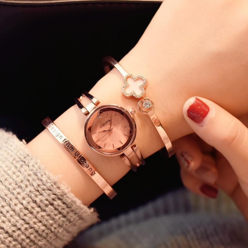 Delicate Luxury Elegant Women Watch With Bracelet