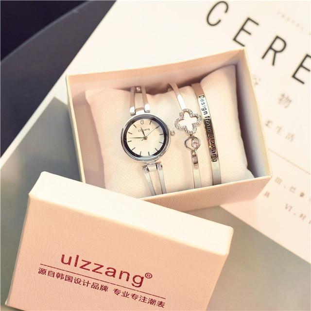 Delicate Luxury Elegant Women Watch With Bracelet