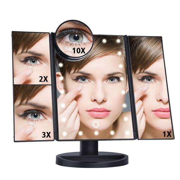 Lighted Magnifying Makeup Mirror