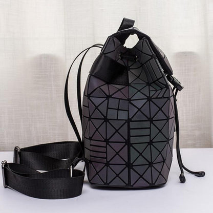 Luminous Geometric Backpack Women Bag Backpack