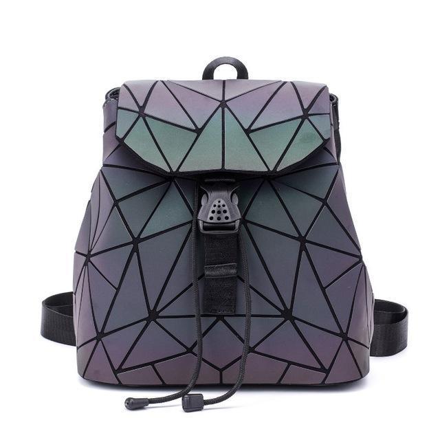 Luminous Geometric Backpack Women Bag Backpack