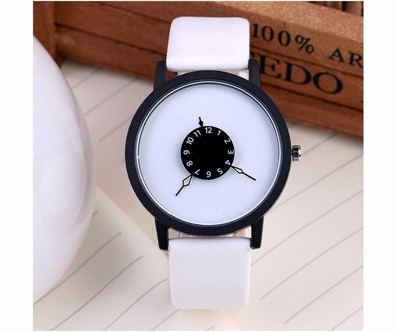 Minimalist Genuine Leather Unique Designer Luxury Women Watch