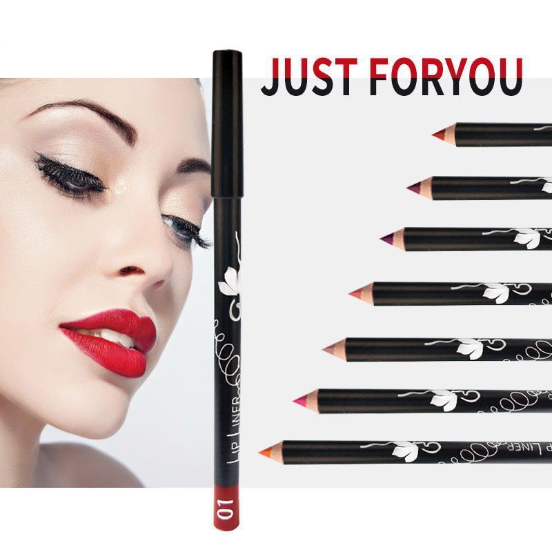12 Colors Multi-functional Lipliner Pencil
