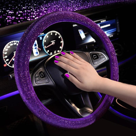 Luxury Crystal Steering Wheel Covers