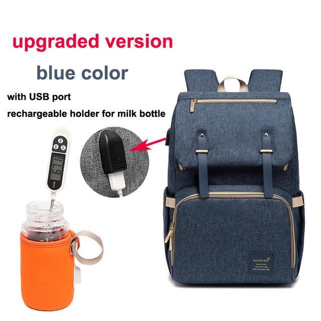 USB Charger Laptop Diaper Bag