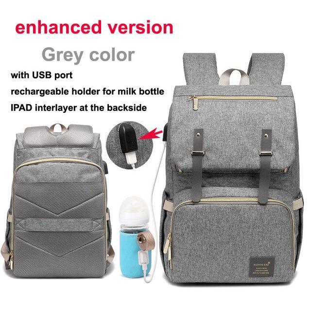 USB Charger Laptop Diaper Bag