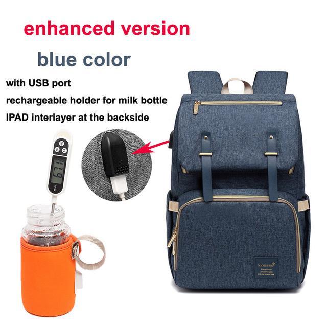 USB Charger Laptop Diaper Bag