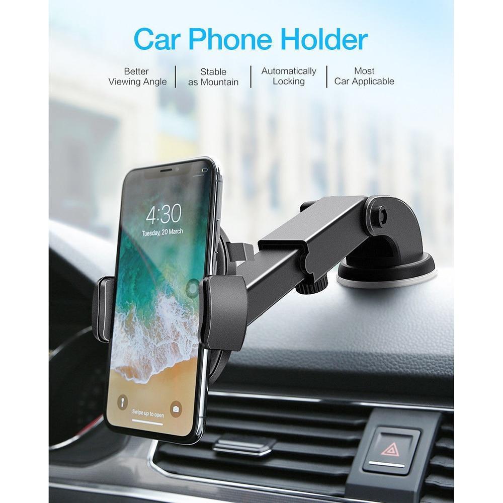 Locking Windshield Phone Mount