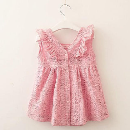 Princess Cute Embroidery Bow Design