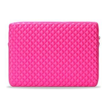 Diamond Pattern Laptop Bag