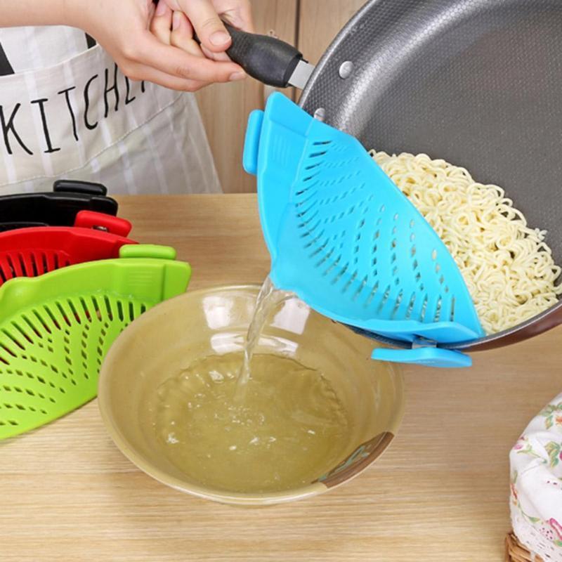 Strainer Clip Anti-Spill Colander