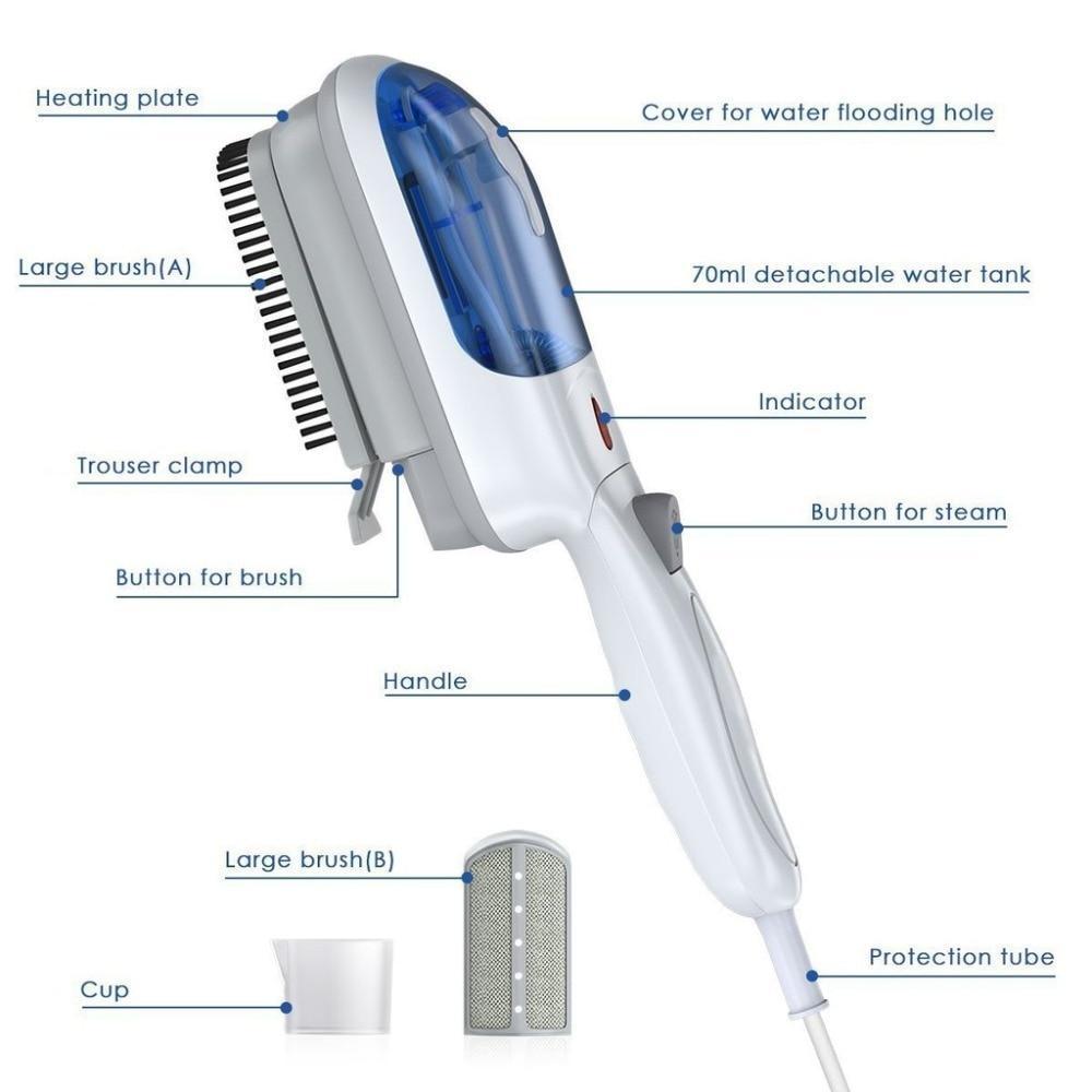 Portable Brush Steam Electric Iron