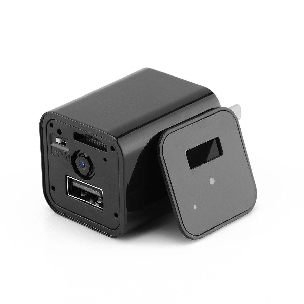 HD 1080P USB Wall Charger Video Camera - US Version