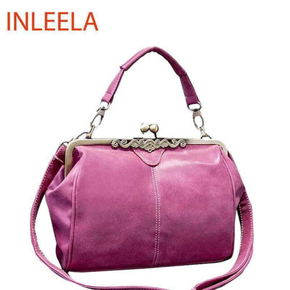 INLEELA 2016 British Vintage Hardware Matte Women Messenger Bags