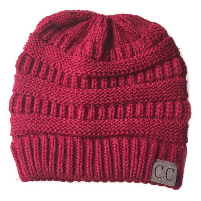 Soft Knit Beanie That's PERFECT for Ponytails & Buns