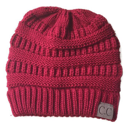 Soft Knit Beanie That's PERFECT for Ponytails & Buns