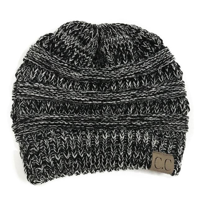Soft Knit Beanie That's PERFECT for Ponytails & Buns