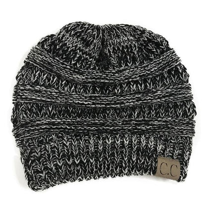Soft Knit Beanie That's PERFECT for Ponytails & Buns