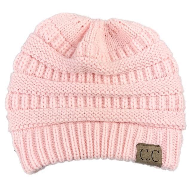 Soft Knit Beanie That's PERFECT for Ponytails & Buns