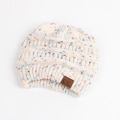 Soft Knit Beanie That's PERFECT for Ponytails & Buns