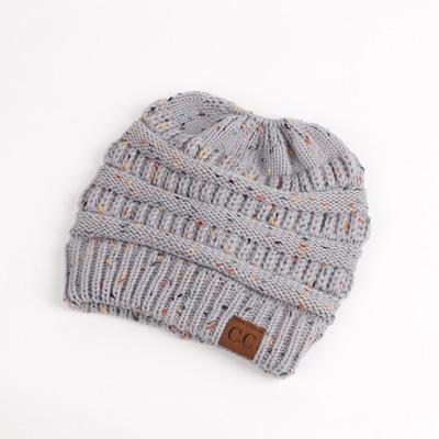 Soft Knit Beanie That's PERFECT for Ponytails & Buns