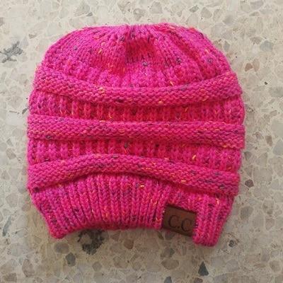 Soft Knit Beanie That's PERFECT for Ponytails & Buns