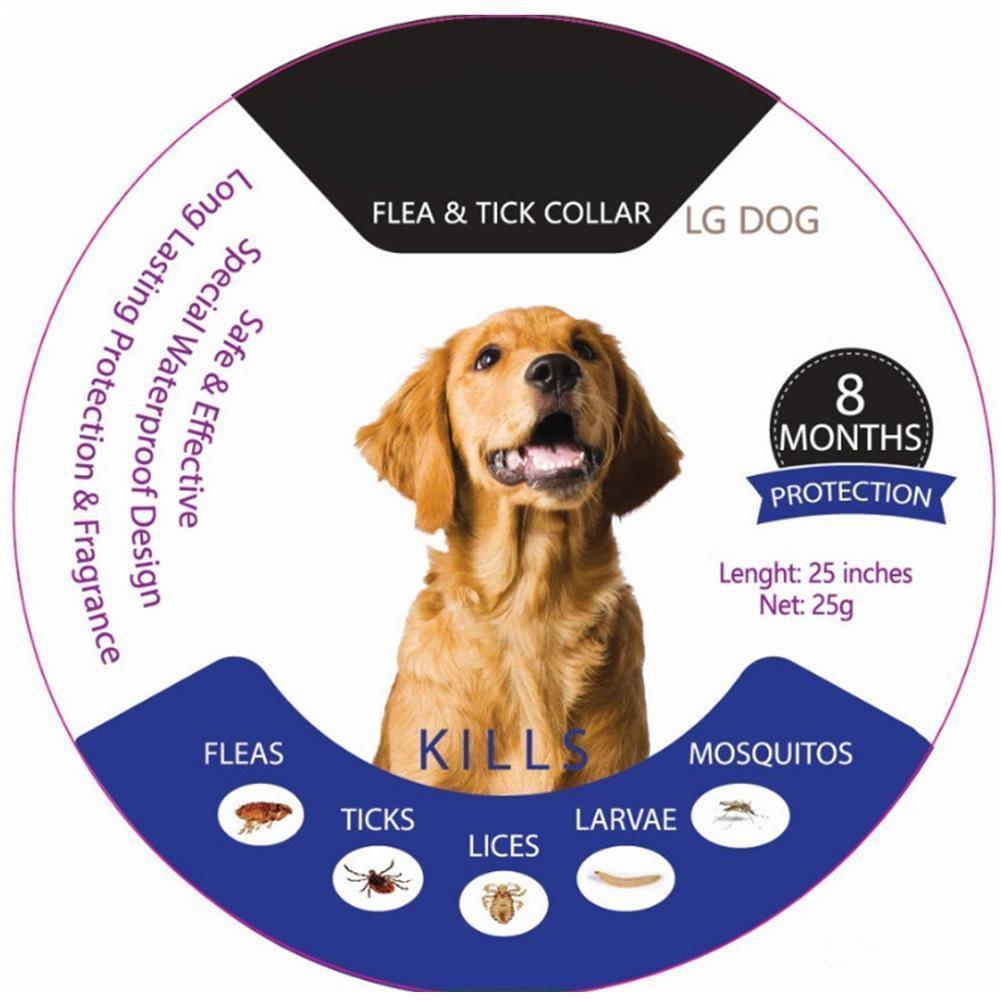 Tick and Flea Eliminating Dog Collar