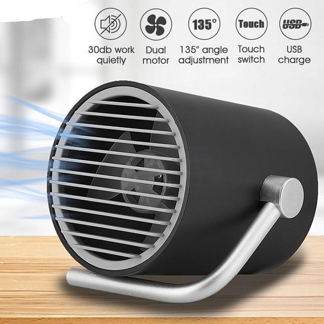 5 Blades 2 Speeds Portable Personal Table Fan