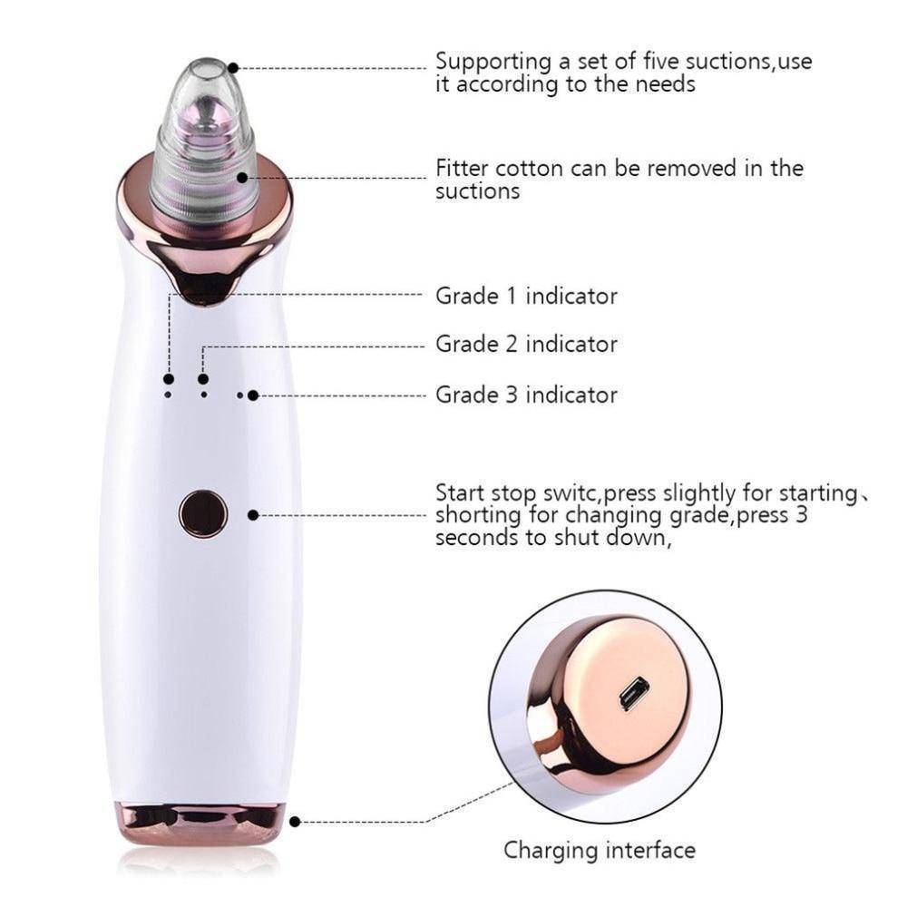 Blackhead Removal Vacuum Suction Diamond Dermabrasion Machine