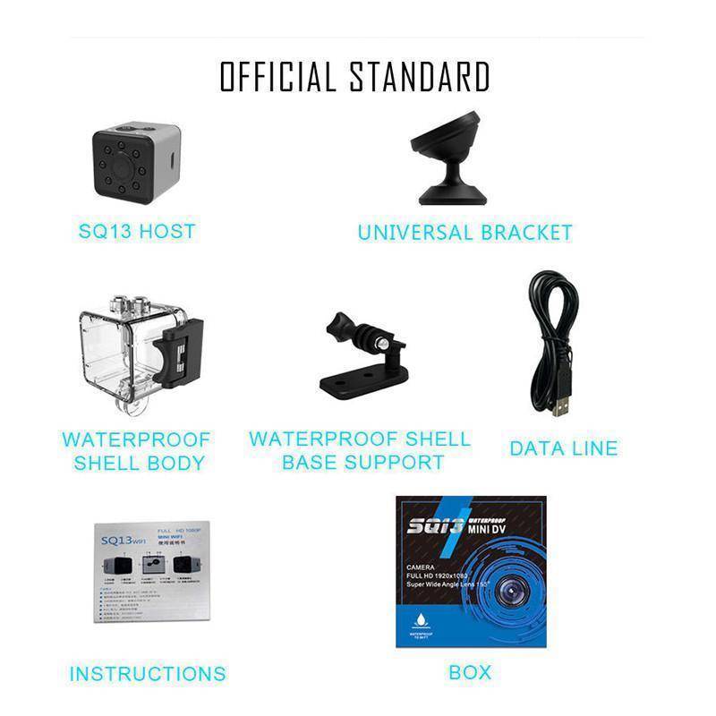 Mini WiFi HD 1080P Car DVR Camera Night Vision Sport Camera
