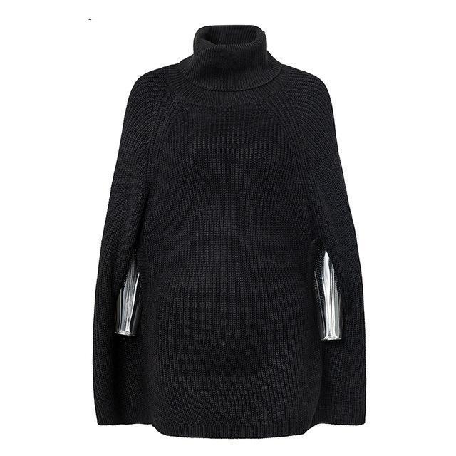 Knitted turtleneck sweater