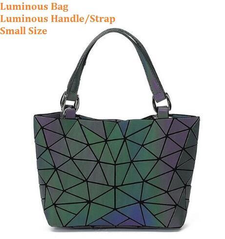 Multiple-Style Glow in Dark Premium Quality Designer Luminous Geometric Shoulder Handbag For Women