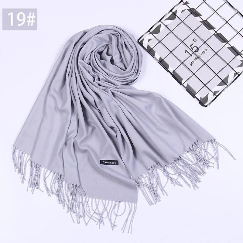 Nordic Light Series Super Soft Warm Scarf with Tassel