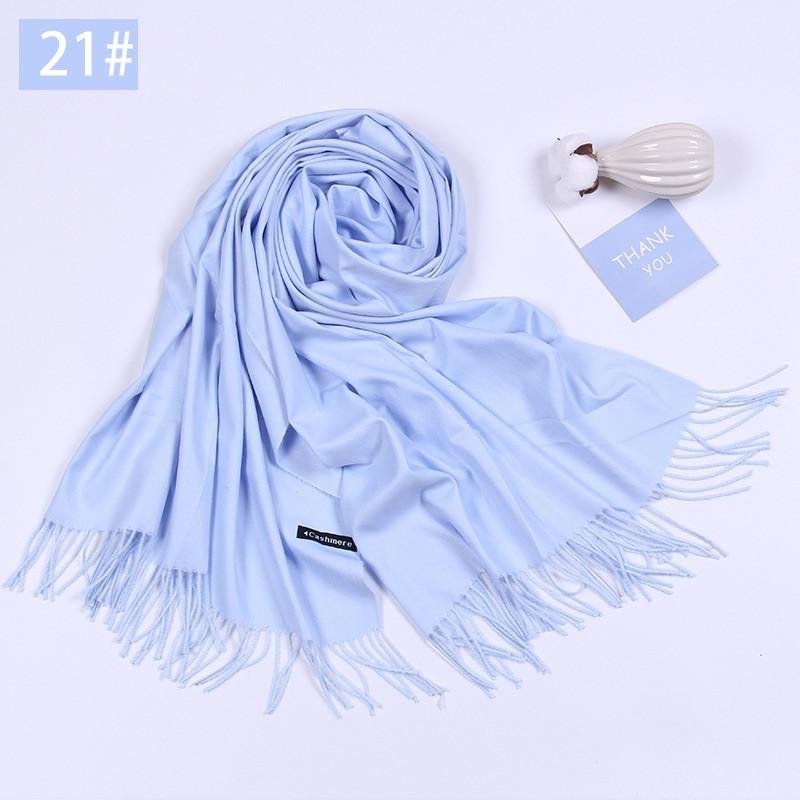 Nordic Light Series Super Soft Warm Scarf with Tassel