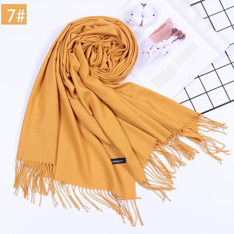 Nordic Light Series Super Soft Warm Scarf with Tassel