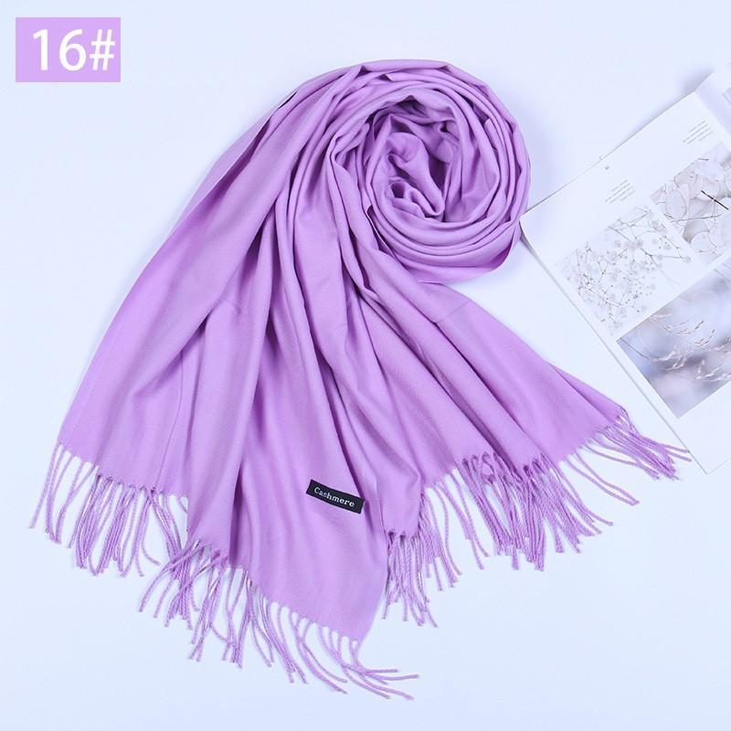 Nordic Light Series Super Soft Warm Scarf with Tassel