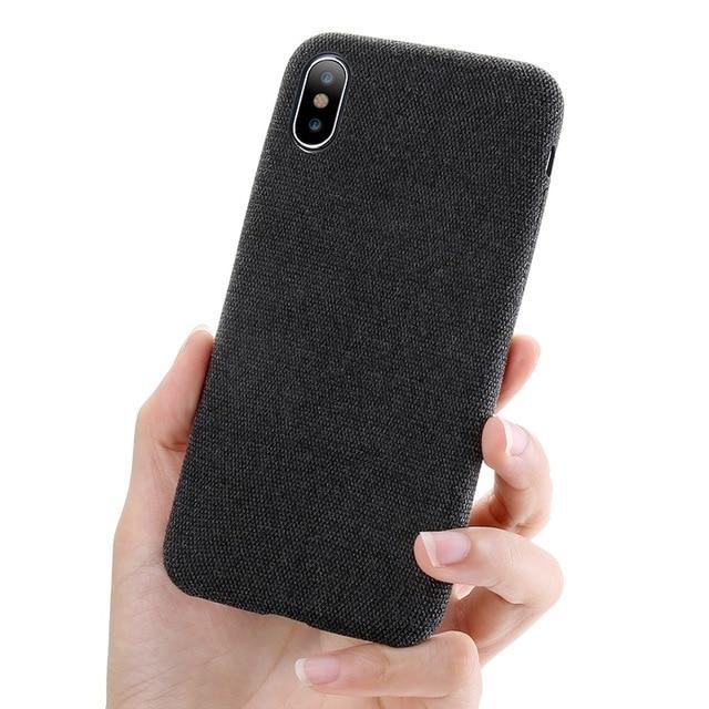 Luxury Cloth Case For iPhone
