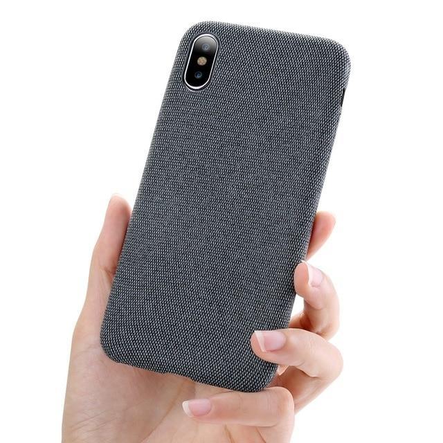 Luxury Cloth Case For iPhone