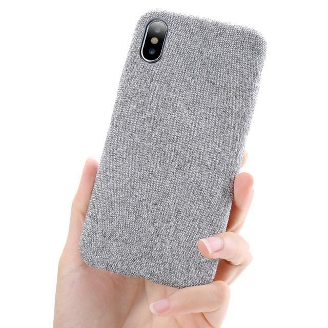 Luxury Cloth Case For iPhone