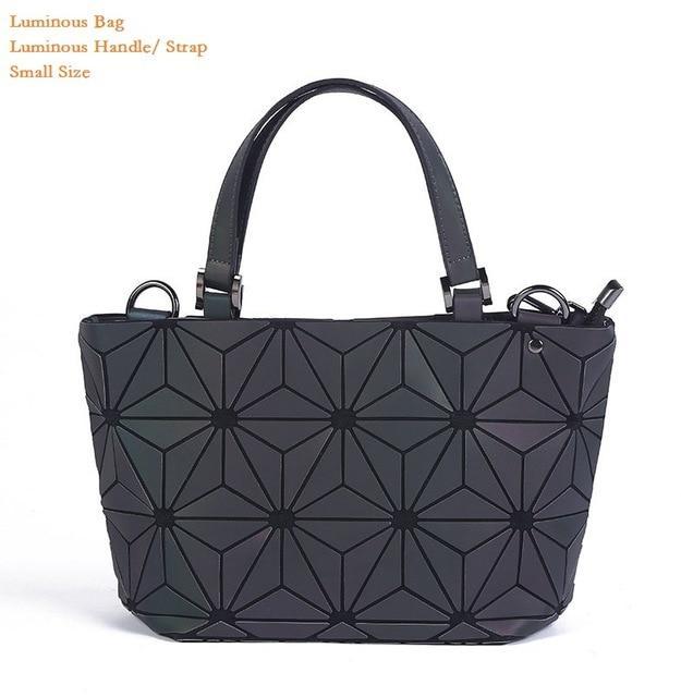 Multiple-Style Glow in Dark Premium Quality Designer Luminous Geometric Shoulder Handbag For Women