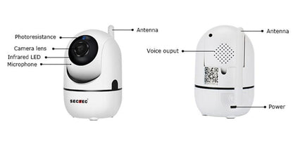 1080P HD Wireless IP Security Camera
