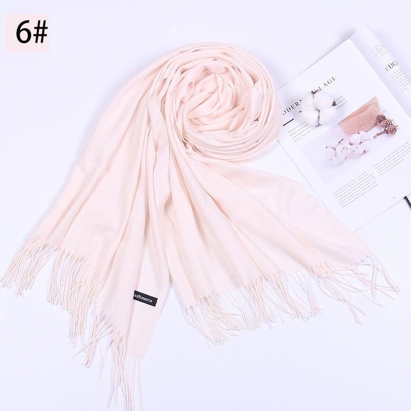 Brown Series Super Soft Warm Scarf with Tassel