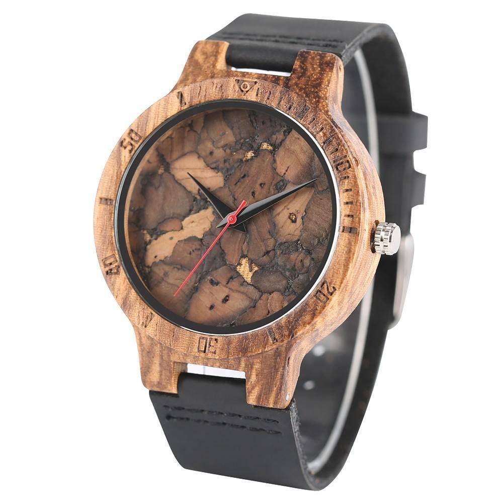 Mens Wooden Watch - Original Wood Quartz Wristwatches