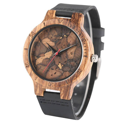 Mens Wooden Watch - Original Wood Quartz Wristwatches