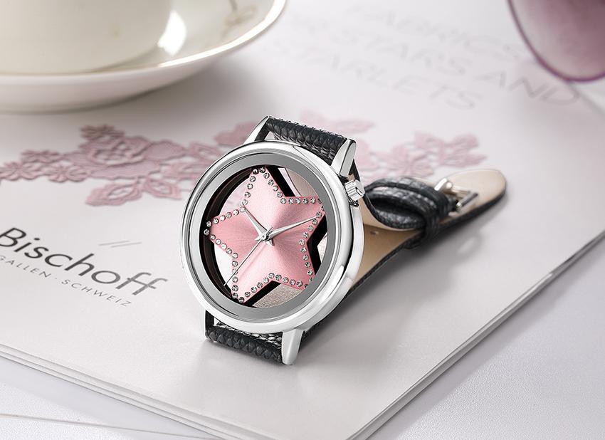 Shining Star Glory Hollow Luxury Designer Women Watch